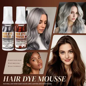 Formbo Foam Hair Dye Mousse, Gentle Non-Irritating, No Damage, Long-Lasting Shine, Suitable for / Hair, Easy to Use, 150g Bottle