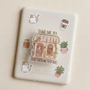 Magnetic Phone Grip MagSafe Phone Grip for Book Lovers, Custom Magnetic Phone Holder with Reading Designs, Funny Acrylic Phone Grip, Gift for Readers & Her