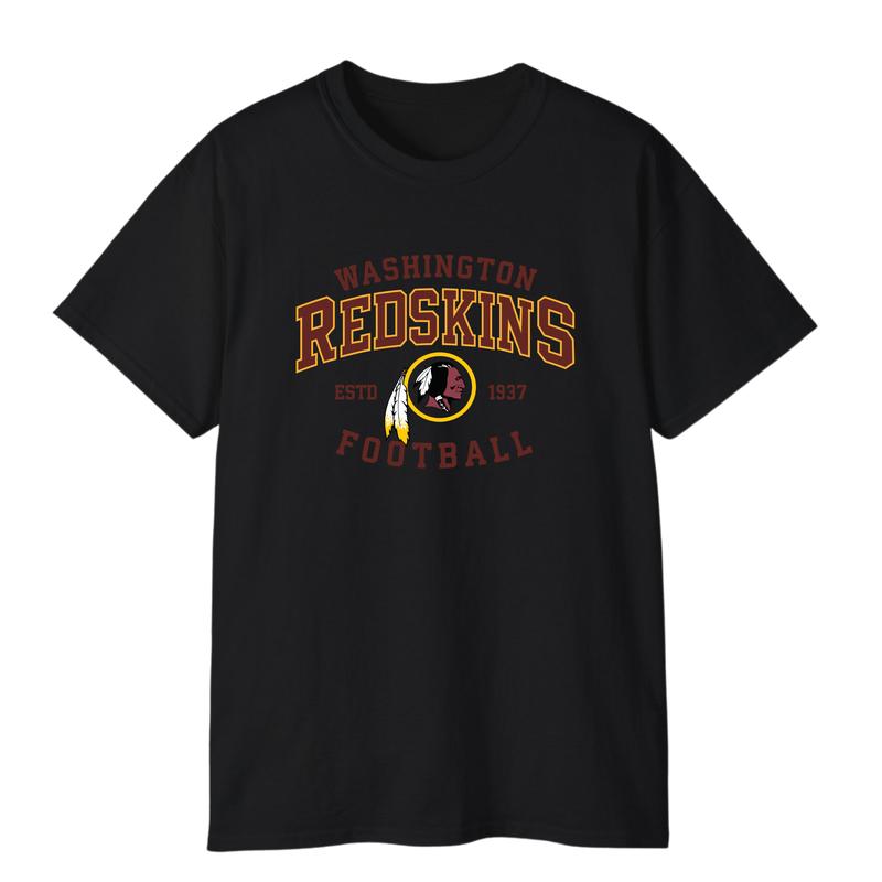 Washington Redskins ESTD 1937 T-Shirt, Vintage Football Established Tee, Retro Team History Shirt, Classic Washington Fan Tee, Sportswear Streetwear Top for Men & Women