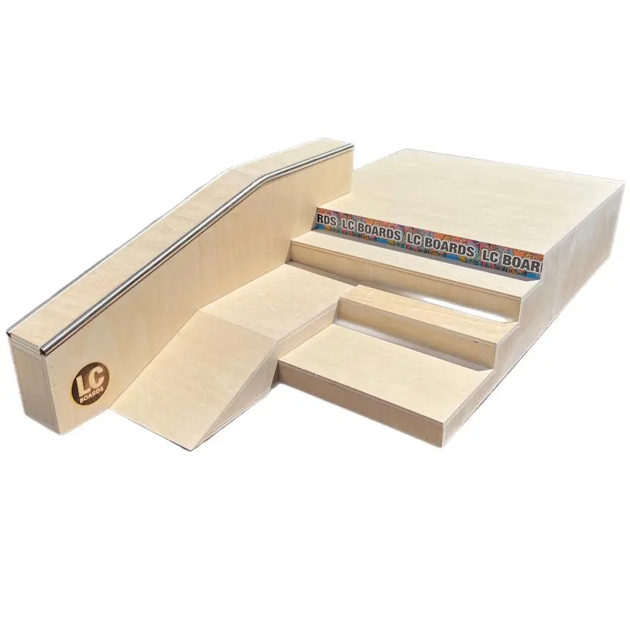 LC BOARDS FINGERBOARD MEGA STAIR SET HUBBA RAMP LC BOARDS FINGERBOARD MEGA STAIR SET HUBBA RAMP