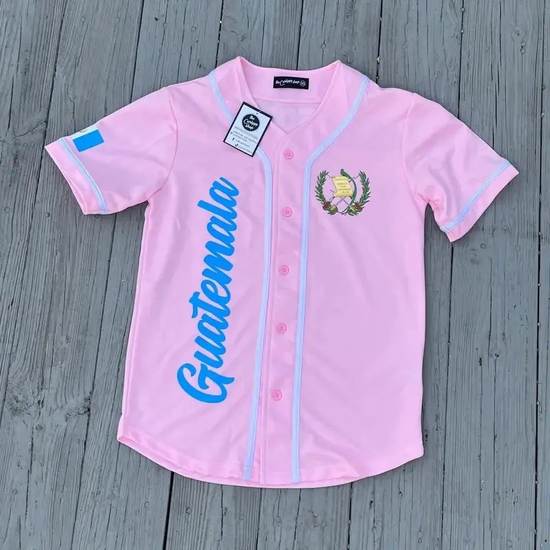 GUATEMALA 502 Baseball Jersey, Guatemala Flag Baseball Jersey, Guatemala Soccer Jersey