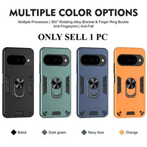 New Luxury Shockproof Armor Phone Case For Google Pixel 11 10 9 Pro XL 9A Pixel10 Pixel9 Cover Ring Magnetic Car Holder Stand Fundas Coque