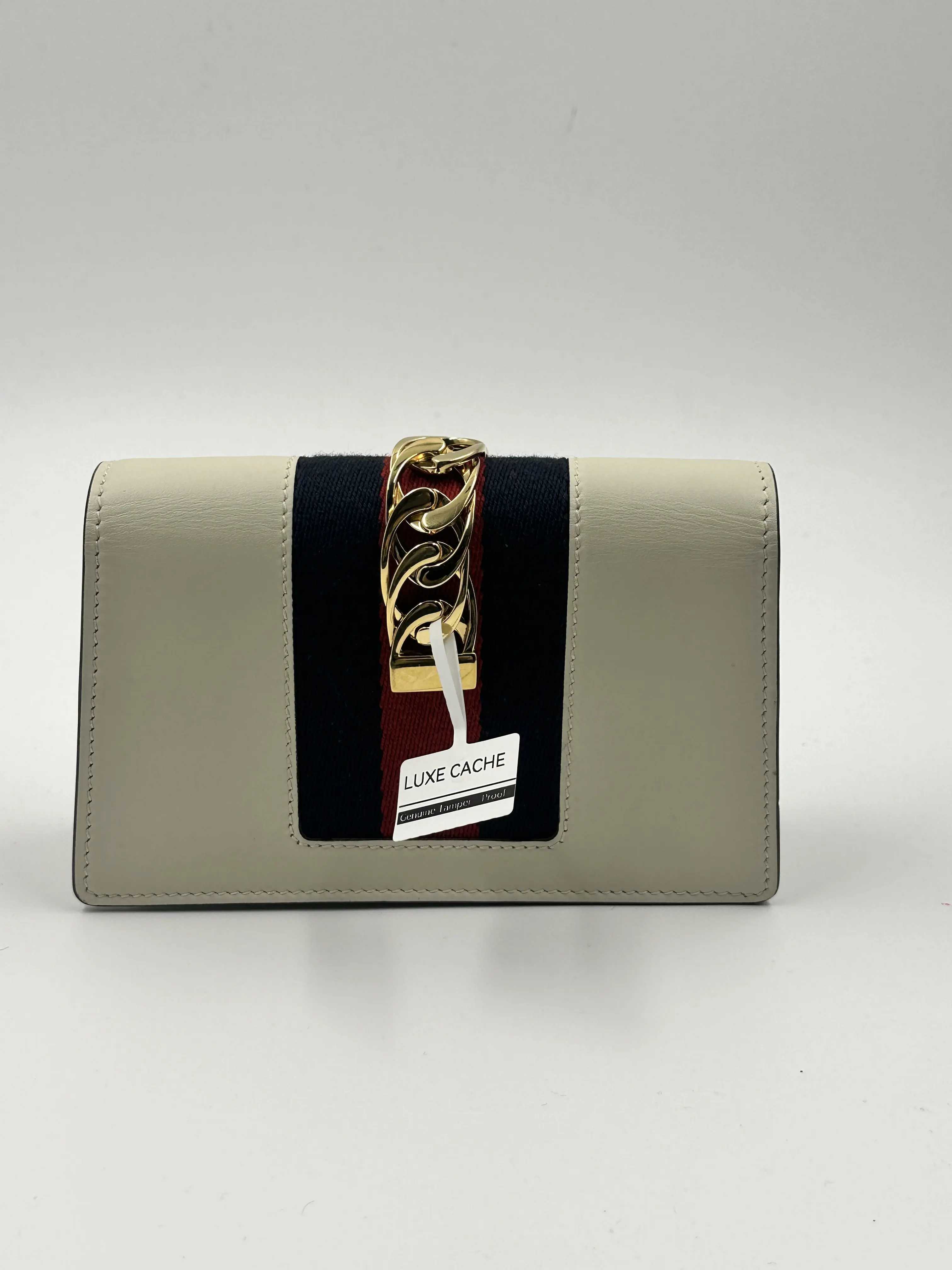 Pre-owned GUCCI Sylvie A100934 Clutch Purse, Pre Loved Luxury Wristlet Bag
