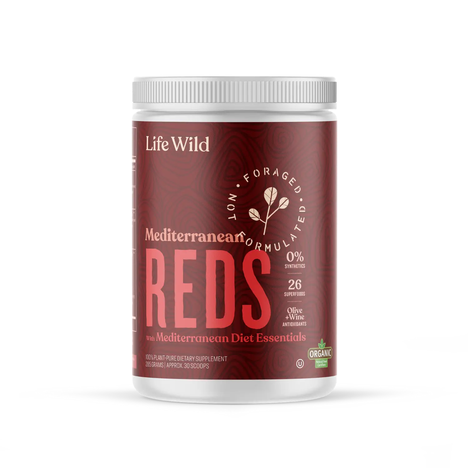 Life Wild Mediterranean Reds | Antioxidant Superfruit Blend with Beets & Berries