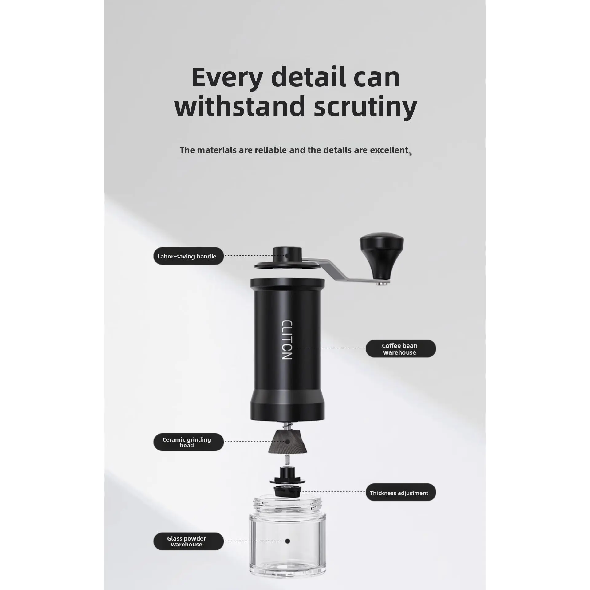 Hand Cranked Coffee Grinder Coffee Bean Grinder Manual Coffee Grinding Tool Hand Brewing Equipment Small Household Hand Grinding Coffee Machine Hand Cranked Coffee Grinder Coffee Bean Grinder Manual Coffee Grinding Tool Hand Brewing Equipment Small Household Hand Grinding Coffee Machine