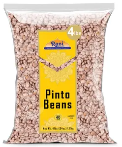 Rani Pinto Beans 64oz (4lbs) 1.81kg Bulk ~ All Natural | Vegan | Gluten Friendly | NON-GMO | Kosher | Product of USA