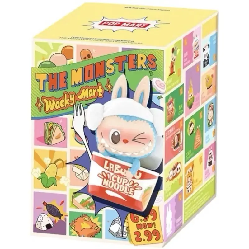 POP MART Labubu Wacky Mart The Monsters Blind Box Collectible - Sealed Hobby Figurine, Mystery Bag, Random Pack for Blind Bag Collecting & Toy Collector Lifestyle