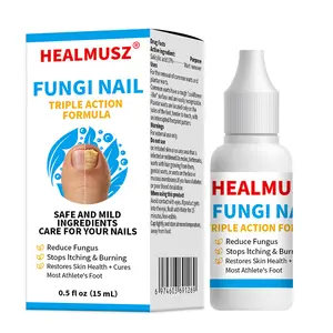 Triple Action Fungal Nail & Athlete's Foot Treatment | Fast Fungus Reduction, Stops Itching/Burning | Safe Mild Ingredients, Skin Health Restoration