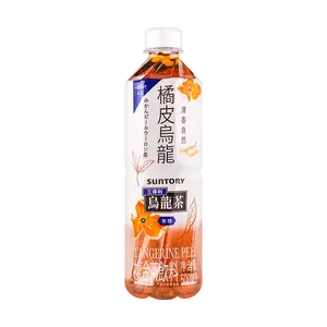 Suntory China Orange Peel Oolong Tea Drink, Unsweetened, 500ml - Authentic Mainland China Version