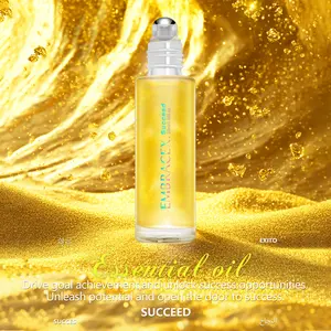 20ML Succeed Roller Essential Oil Perfume, Alcohol-Free Long-Lasting Fragrance, Ideal for DIY Candles & Soaps, Travel-Friendly Gift