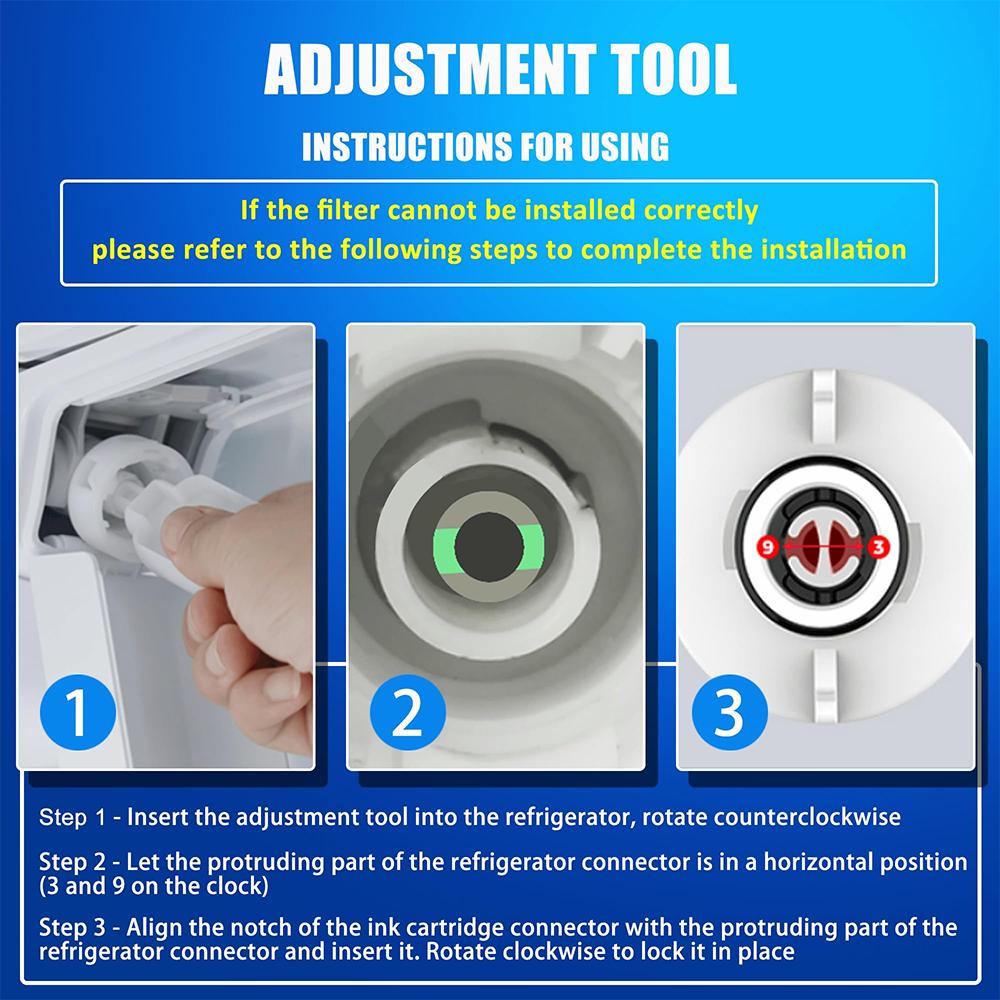 LT1000P ADQ747935 Water Filter Replacement for LG LT1000P/PC/PCS, LMXS28626S, MDJ64844601, Kenmore 46-9980, LMXS30796S, LMXS30796D, LMXC23796S, ADQ74793501, ADQ73334008