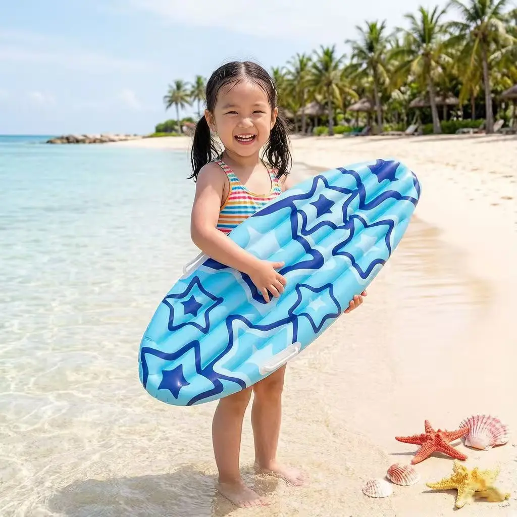 Summer Kids Inflatable Surfboard, Outdoor Water Float Board, PVC Kayak Paddle Board, Water Sports Entertainment, Fun Floating Toy, Inflatable Paddle Boards
