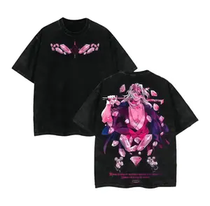 Sound Hashira Tengen Uzui Demon Slayer Kimetsu No Yaiba anime manga game t-shirt TShirts Graphic Tees Casual Double-Sided Epic Menswear Oversized