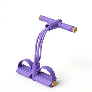 MEVIT Artificial Tension Pedal Elastic Band (Environmental Natural Latex)| Stretch Band Adjustable Resistance Yoga Stretch Belt| Professional Fitness Equipment Arm and Waist Training Exercise Equipment