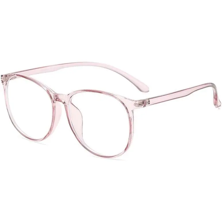 Transparent  Glasses Frame Women Men Anti Blue Light Round Eyewear Blocking Glasses Optical Spectacle Eyeglass ()