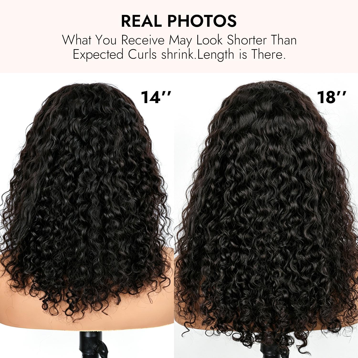 【 360 Wig No.1 】Water Wave Invisi Strap Snug Fit 360 Transparent Lace Frontal Bleached Knots Pre Cut Lace Wig With Drawstring 100% Human Hair Ashimary Hair Wig#Summervibes