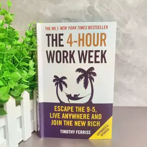 Weekly Work 4 Hours Book, the 4 Hour Work Week by Timothy Ferriss, Essential Guide for Efficient Time Management