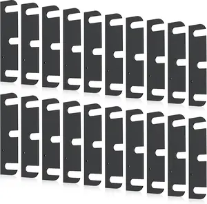 15 count Hardware Door Hinge Shims Stainless Steel Metal Coated Finish Door Hinge Shim for Repair Kit (3.5 Inch,Classic)