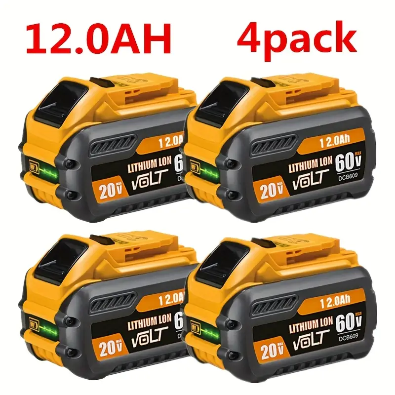 DEWALT FLEXVOLT Replacement Battery 12.0Ah - Compatible with 20V/60V MAX Tools (DCB609, DCB606, DCB612)