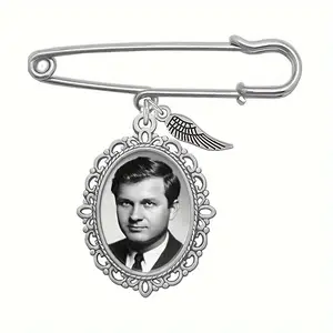 DIY graduation decorations commemorative charms, DIY graduation hats with pho charms, wedding bouquets commemorative pho charms bright Silvery can accommodate-3 phos of bride flowers groom corsage, with pho adjuster, wedding anniversary