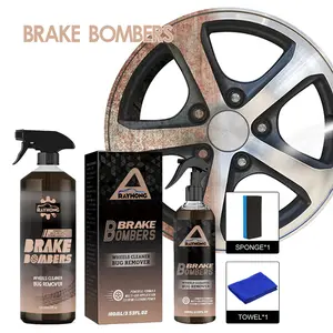 Wheels Cleaner, Brake Rust Remove, Car Clean,  Car Break Disc Clean, Break Bomber, Get 1 Sponge & Towel for FREE