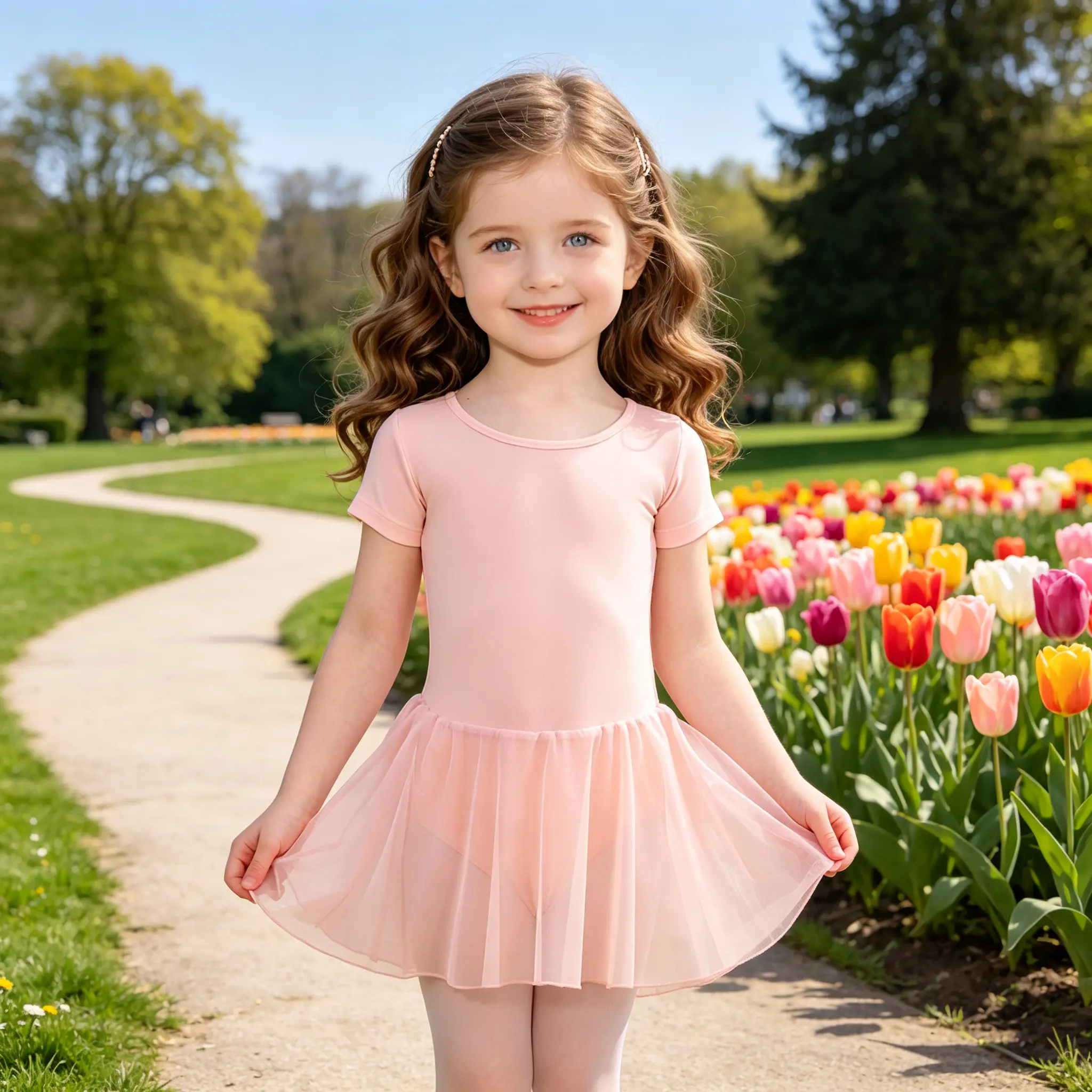 Girls Short Sleeve Ballet Leotard Dress Kids Soft Chiffon Skirt Dance Outfit for Ballet Class Recital Stage Performance