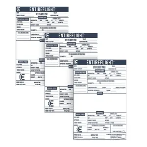 EntireFlight IFR Flight Notepad, Companion to the VFR Flight Notepad and  Pilot Kneeboard