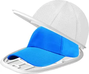 Hat Washer Cage for Baseball Cap Shaper Protector (Gift:White Mesh Bag) Protecting Hats in Washing Machine or Dishwasher Cleaner for Various types of Caps Hats Organizer Storage fit Adult and Children Christmas gift Plastic