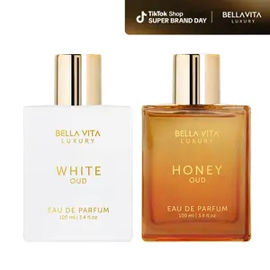 BellaVita Luxury's Too Sweet Too Sexy | 2x100ml Perfumes | Honey Oud & White Oud | Perfume for Men & Women | Long Lasting | Eau De Parfum | Super Brand Day Exclusive