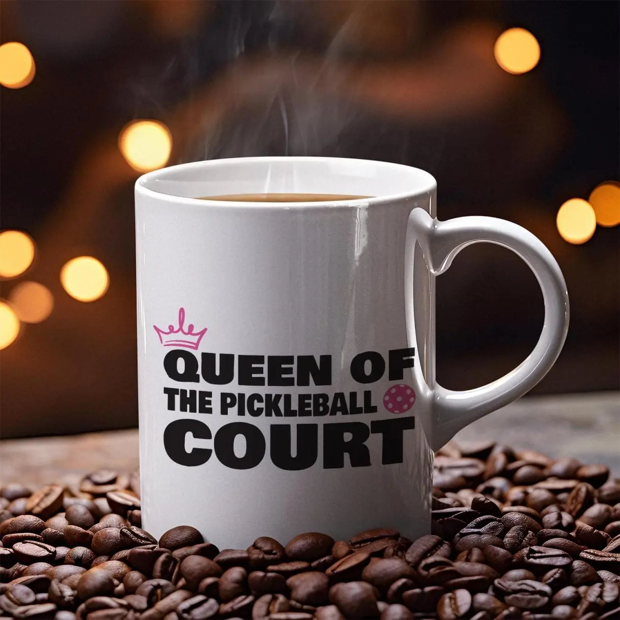 Pickleball Queen Coffee Mug, Pickle Ball Players Gift, Pickleball Coffee Cup, Xmas Gift,Coffee Mug for Pickleball Players,Queen's