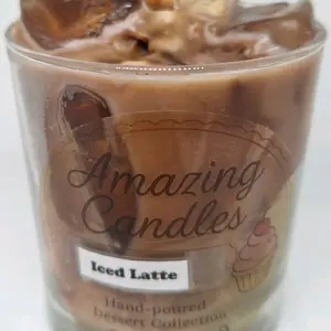 Amazing Candles Iced Latte Hand-poured Dessert Collection Aromatic Candle for Home Fragrance