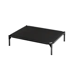 Cooling Elevated Dog Bed, Breathable Raised Pet Cot with Removable Washable Fabric, All Seasons Durable Dog Hammock Bed