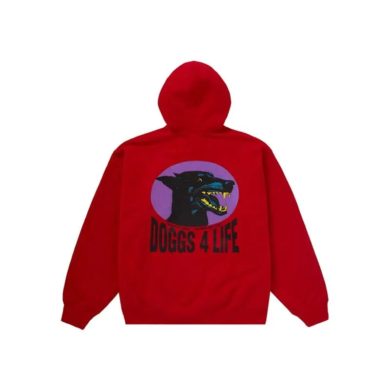 Supreme Men's Doggs Hooded Sweatshirt Red, from StockX