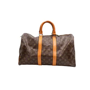 Pre-owned Louis Vuitton canvas Travel Bags Monogram Keepall 45 Boston Travel Bag (4900000118261)