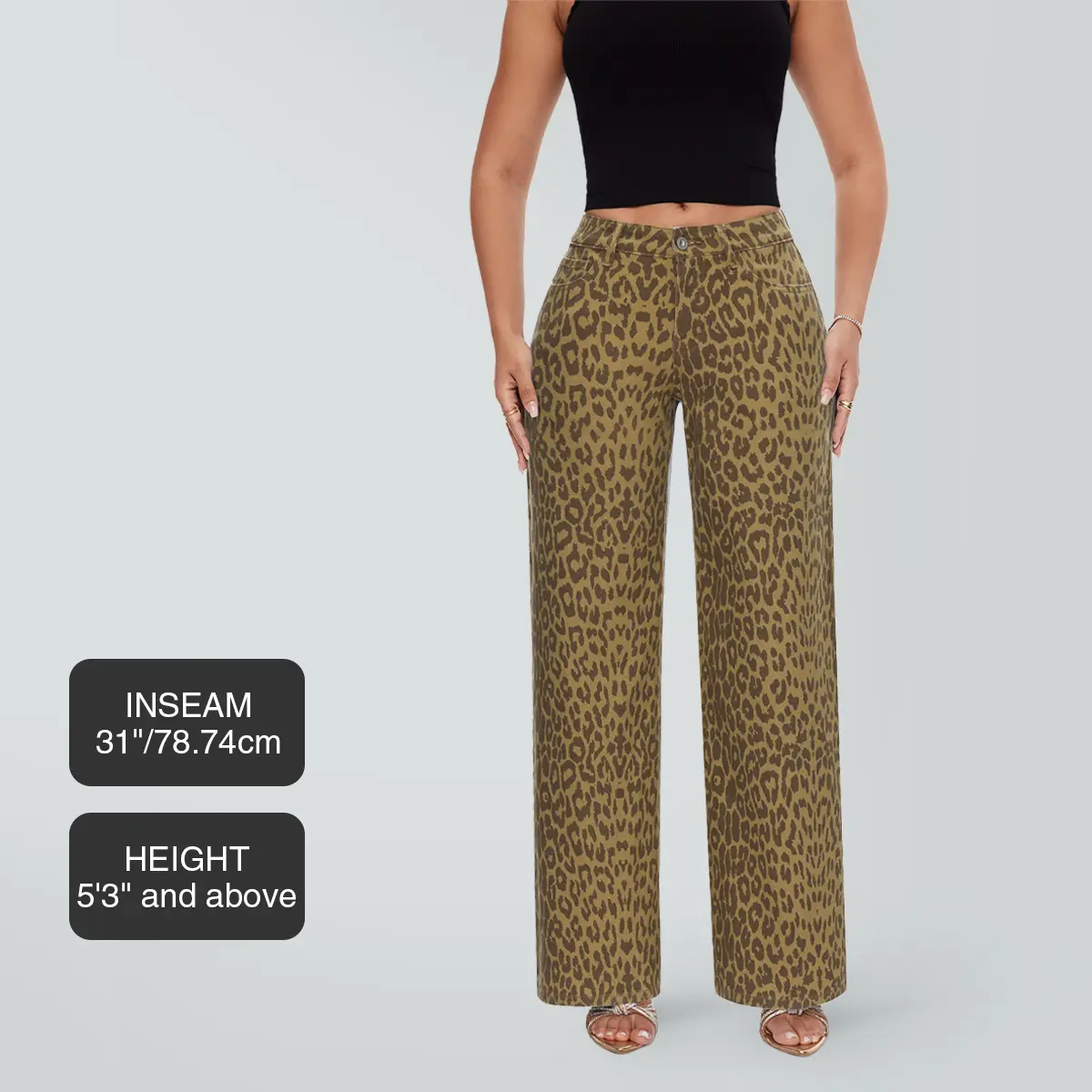 Isla-Olive Brown Leopard Print
