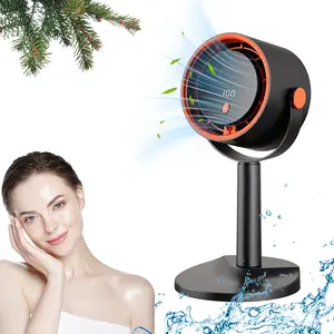 New smart home multifunctional air supply device, office high-power digital display desktop fan, 100 level air volume adjustment, a good summer retreat item