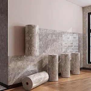 1 roll 23.62-in * 118.11-in Self-adhesive Wallpaper & Wall Stickers Waterproof Moisture-proof Easy Clean Durable for Living Room Bedroom Kitchen Bathroom decor