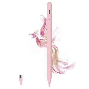 Pink Stylus Pen for iPad, palm rejection tilt sensitivity，active touch screen pencil，10 Min Fast Charge Apple iPad 10th Generation Pencil Work for Apple iPad Pro 11/12.9", iPad 6-10, iPad Air 3-5, iPad Mini 5/6，New Year gifts