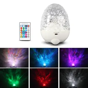 Dinosaur Projector Light, Music Atmosphere Light with Wireless Music Player, Night Light with White Noise, Nebula,Timer & Remote Control Best Gift & Decoration for Children's and Adults' Bedroom