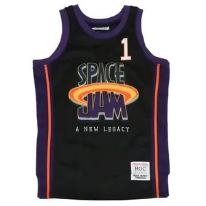 Bugs Bunny Space Jam A New Legacy Men's Headgear Classics Embroidered Basketball Jersey (XX-Large),  Basketball Jersey for Basketball Fan Lovers Players