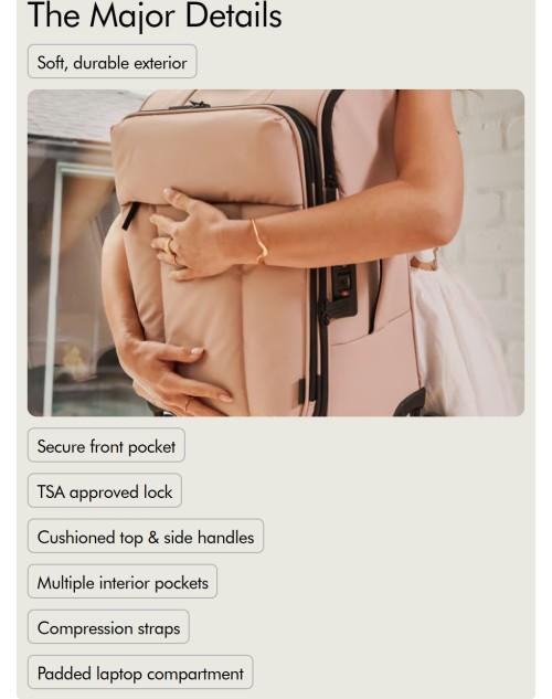 Luka Soft-Sided Carry-On Luggage