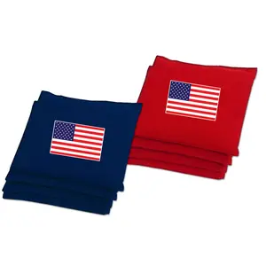 AMAZON PRIME American Flag USA 9.5 oz Bean Bag Toss Bags by BAGGO