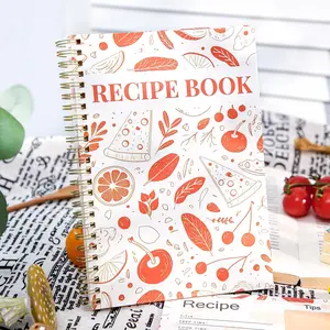 Food Pattern Recipe Book, 1 Count 104 Pages/book Healthy Diet Record Book, Fitness Calorie Plan Book, Discipline Life Notebook, Life Planner Book, Workbook
