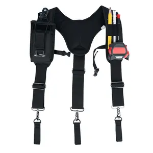Tool Belt Suspenders Work Belt Suspenders for Men Big and Tall Construction Bag Suspenders Padded Work belt Suspenders for Carpenter/Electrician/ work(Y Back) tool  belt Heavy-Duty Leather Heavy Duty suspender Heavy Duty multi-functional tool  v