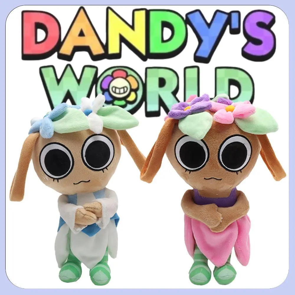 26cm Unisex Dandy’s World Plush Belle Basket Bassie Doll - Cute Look, Plush Fabric, Soft Texture, Game Peripheral Figure, Kids Gift, Room Decoration Stuffed Toy