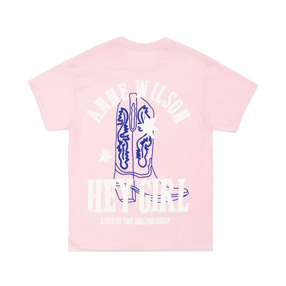 Anne Wilson Hey Girl back of shirt Unisex T-Shirt HT2036