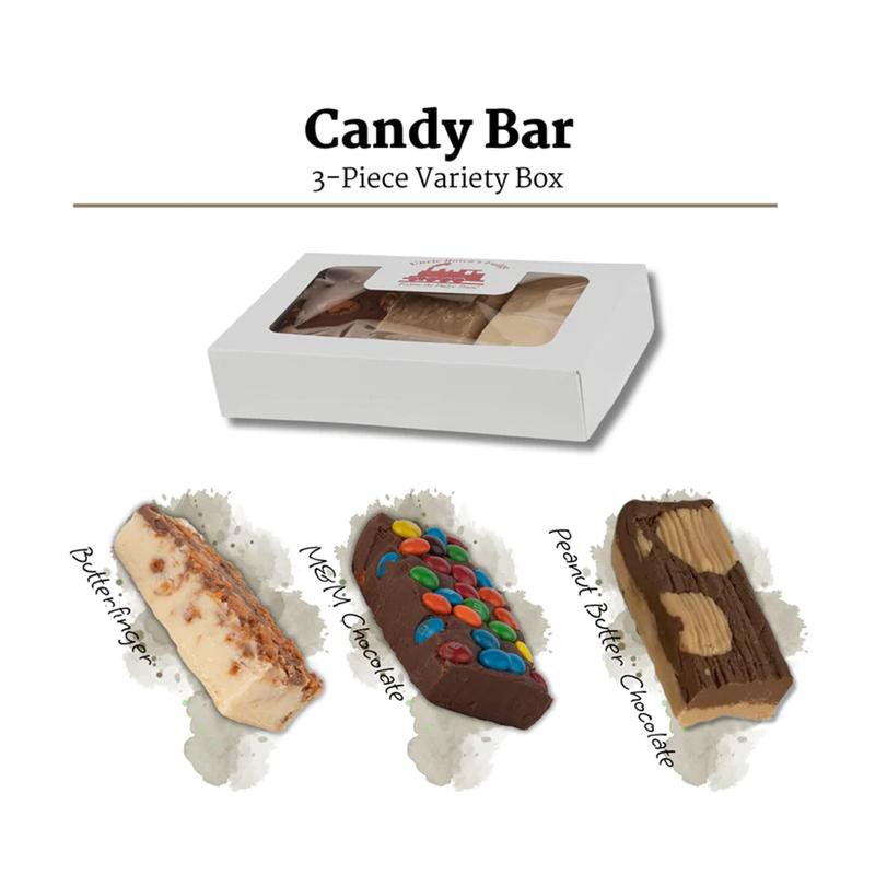 Uncle Butch's Candy Bar Fudge Variety Pack - Decadent Butterfinger ...