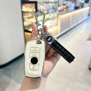 ACEBOY for Advanced soft TPU key case is compatible with 1 X1 X3 2 X4 4 X5 5 X6 M5 M6 6 7 F20 3 GT3 GT5 key 360 Degree full protection key