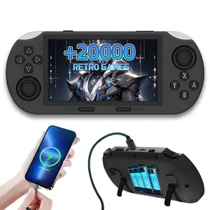 Rediscover the joy of your childhood! The SF3000 retro handheld game console features over 20,000 games, 14+ emulators, a 4.5-inch IPS HD screen, a dual-core processor, instant phone charging, and TV connectivity. It's both stylish and durable!