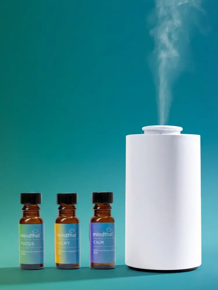 Mindful Blends (Focus,Uplift,Calm) + Waterless Diffuser